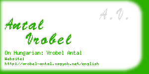 antal vrobel business card